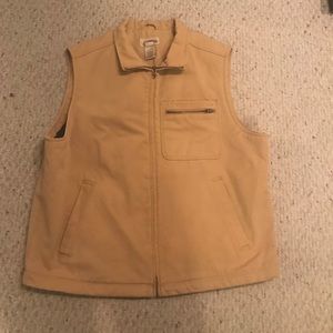 LL Bean heavy weight canvas work vest